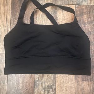 Lululemon adjustable strap bra size 6 -Black